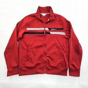 Ben Sherman Full Zip Track Jacket Men's M Maroon Long Sleeve EUC LN RN 159557